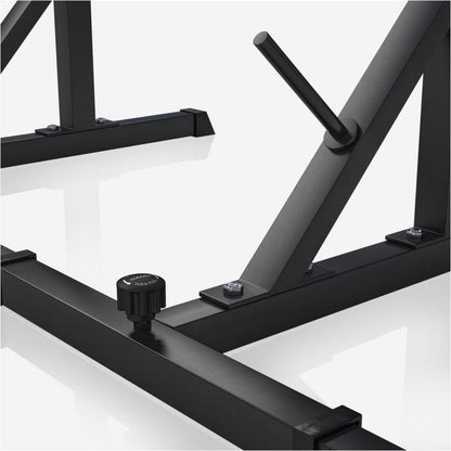 Adjustable Squat Rack Black