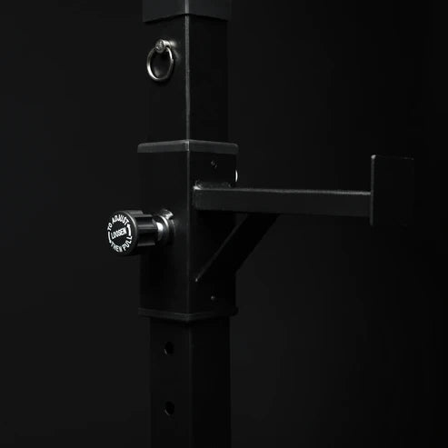 Adjustable Squat Rack Black