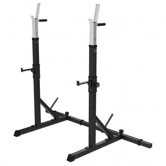 Adjustable Squat Rack Black