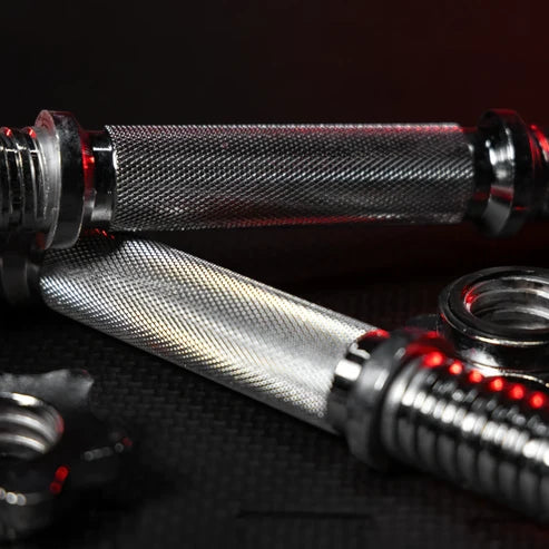Dumbbell Bars 42 cm with Star Collars (Set of 2), 30 mm
