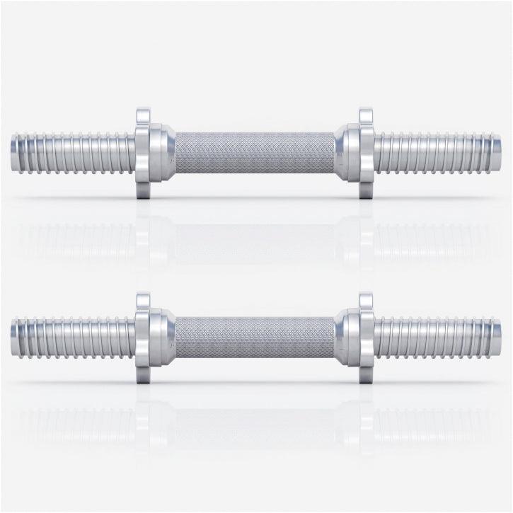 Dumbbell Bars 42 cm with Star Collars (Set of 2), 30 mm