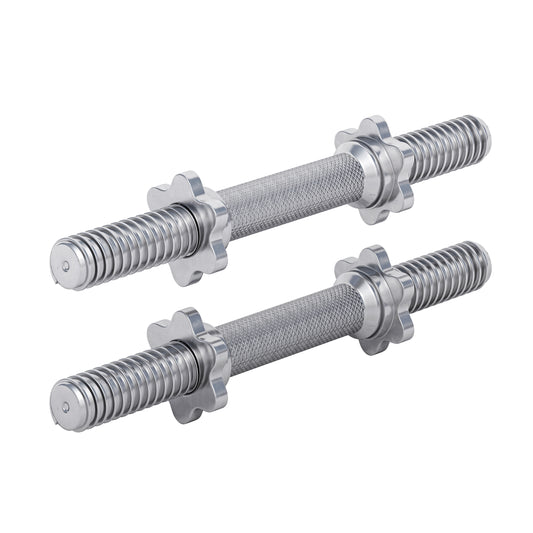Dumbbell Bars 42 cm with Star Collars (Set of 2), 30 mm