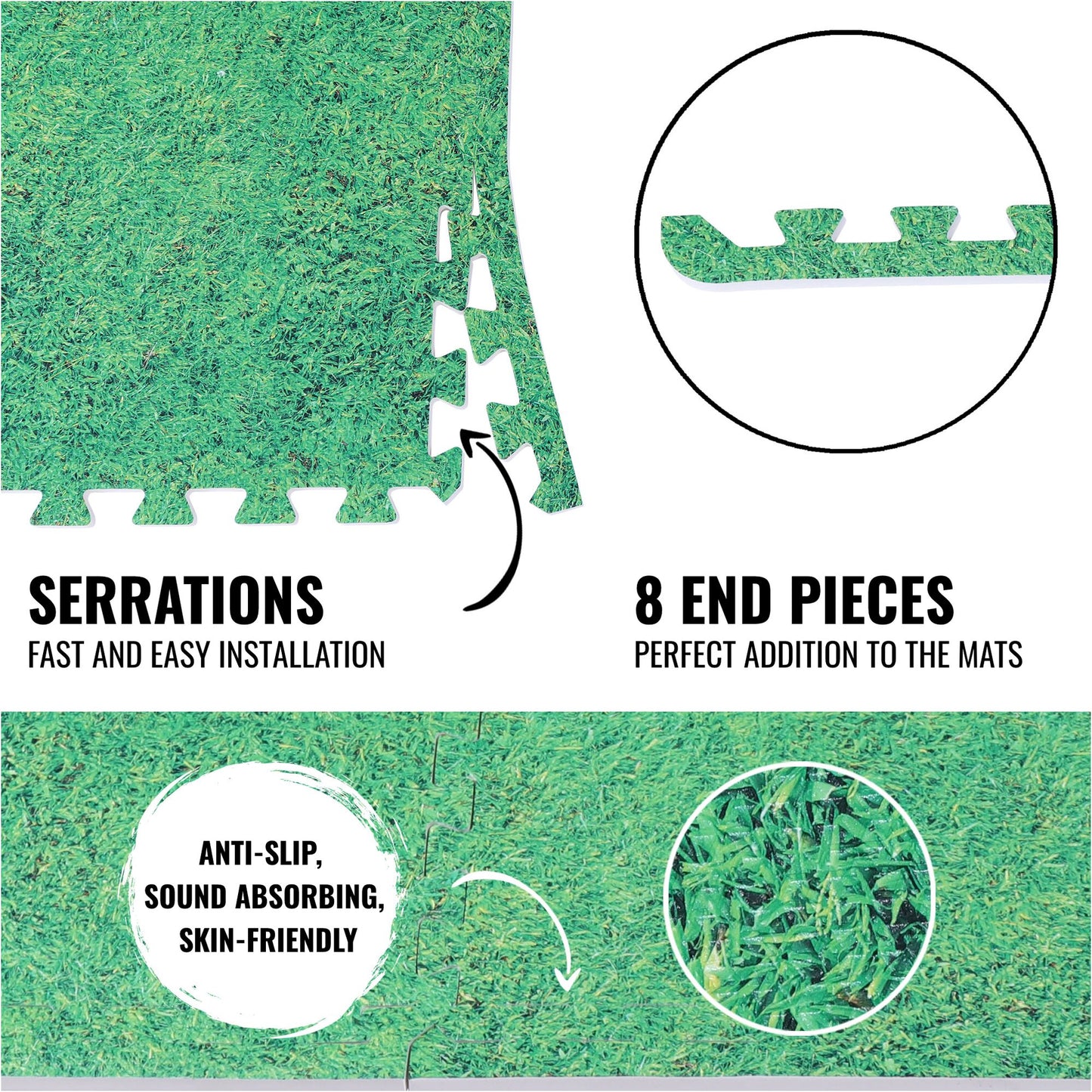 Floor Protection Mat 8 End Pieces