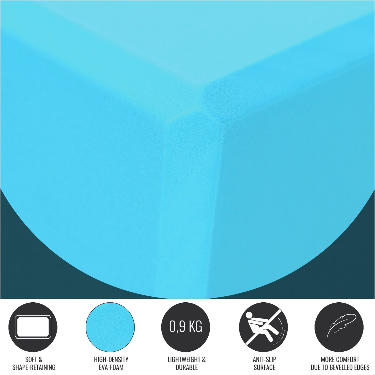 EVA Foam Yoga Block in Various Colours