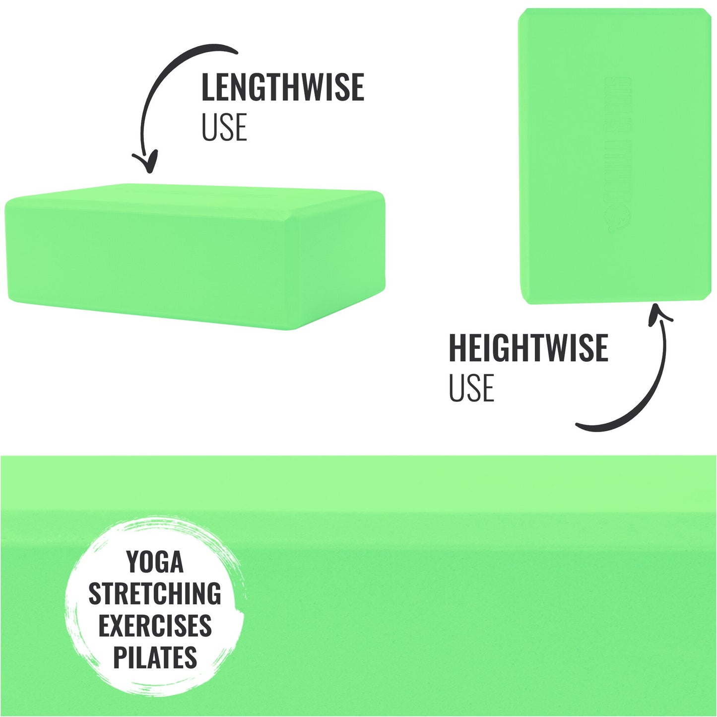 EVA Foam Yoga Block in Various Colours