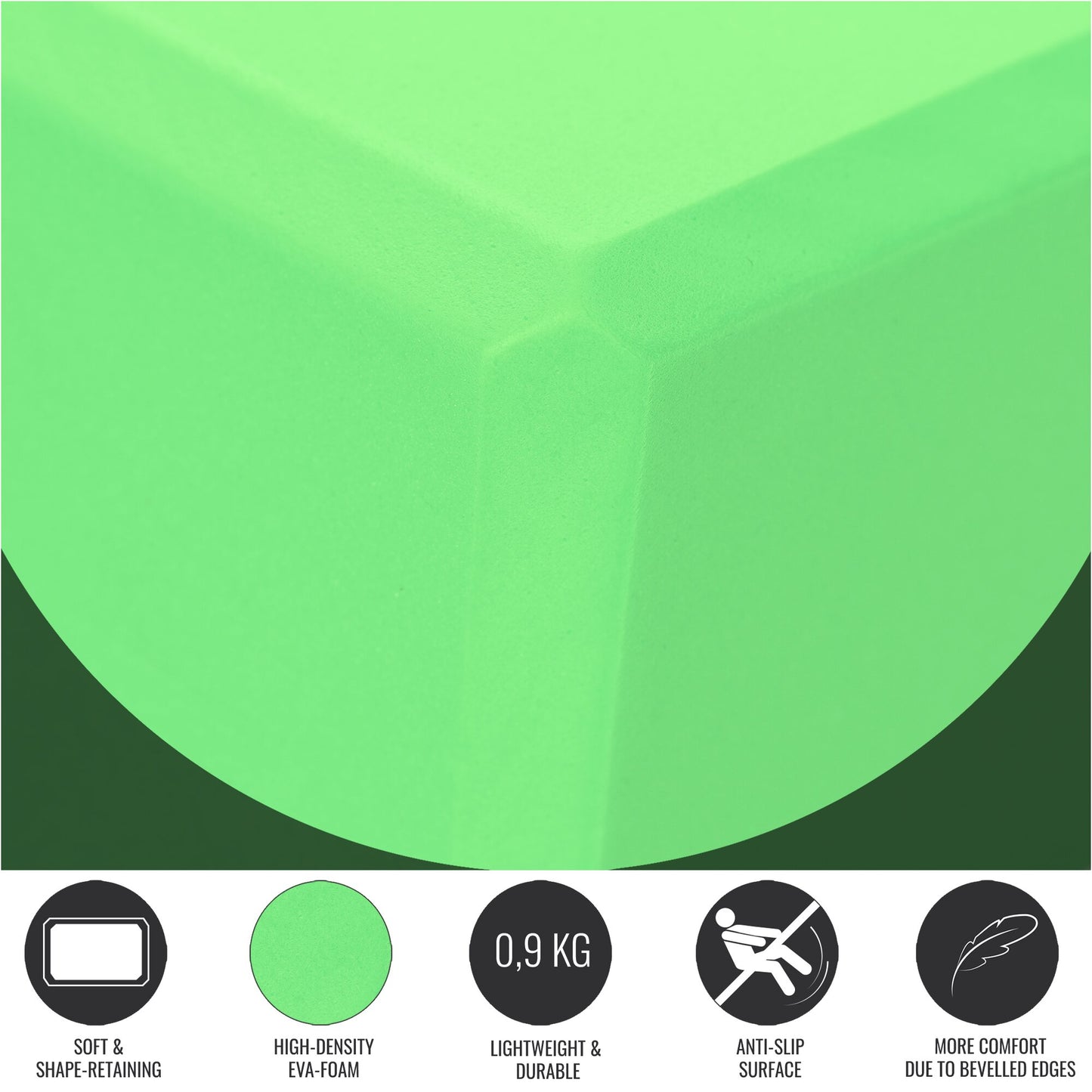 EVA Foam Yoga Block in Various Colours