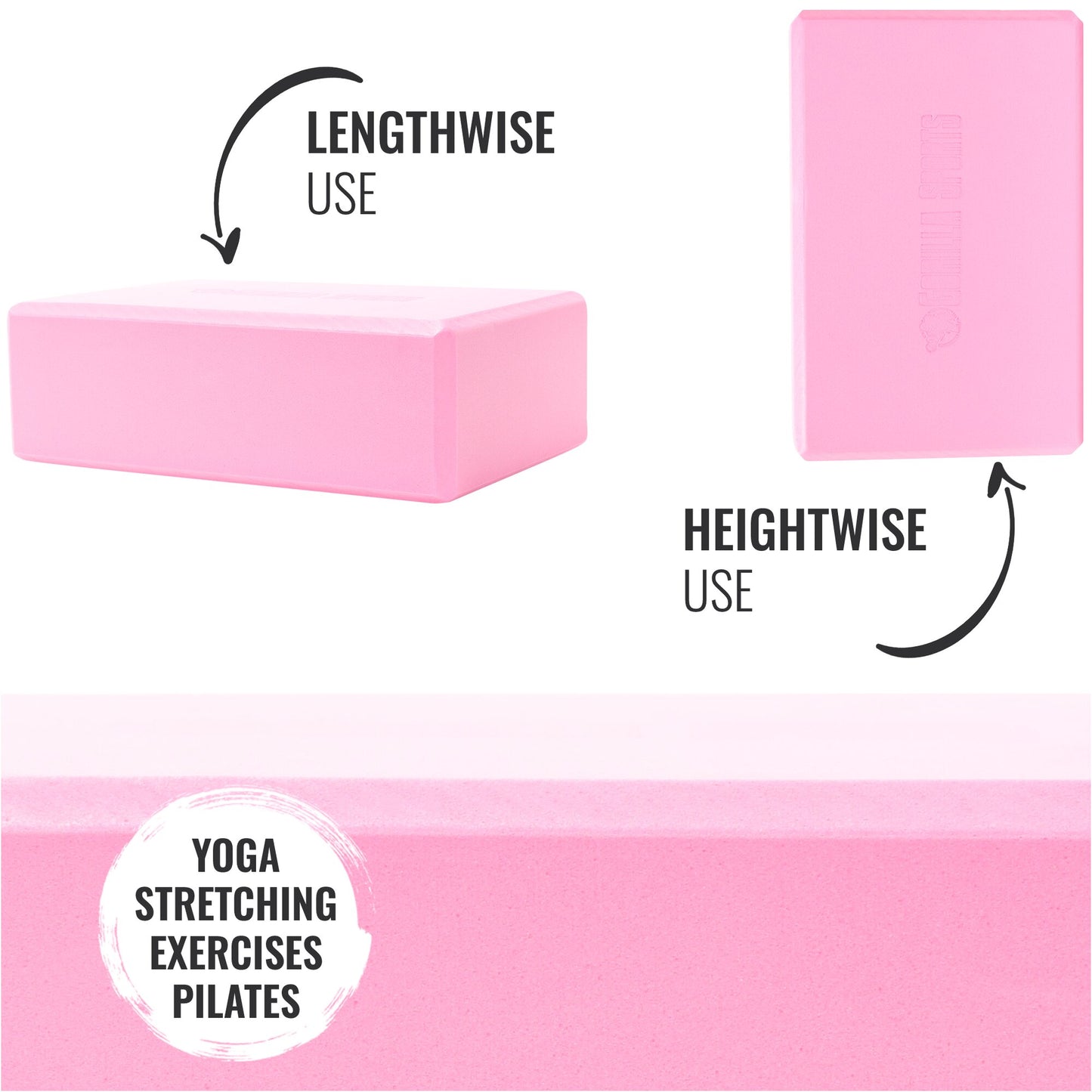 EVA Foam Yoga Block in Various Colours