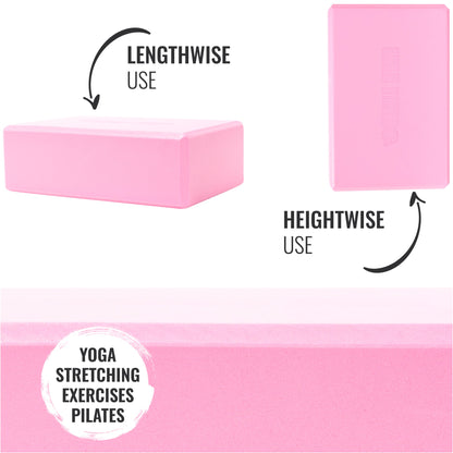 EVA Foam Yoga Block in Various Colours