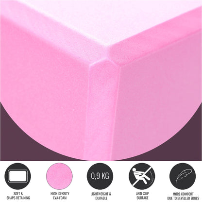 EVA Foam Yoga Block in Various Colours