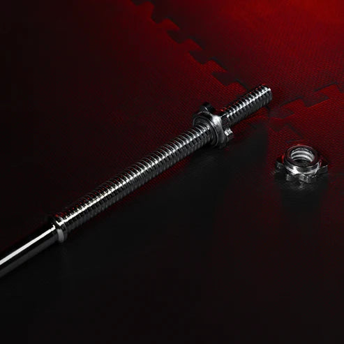 Chrome Barbell Bar 170 cm with Star Collars