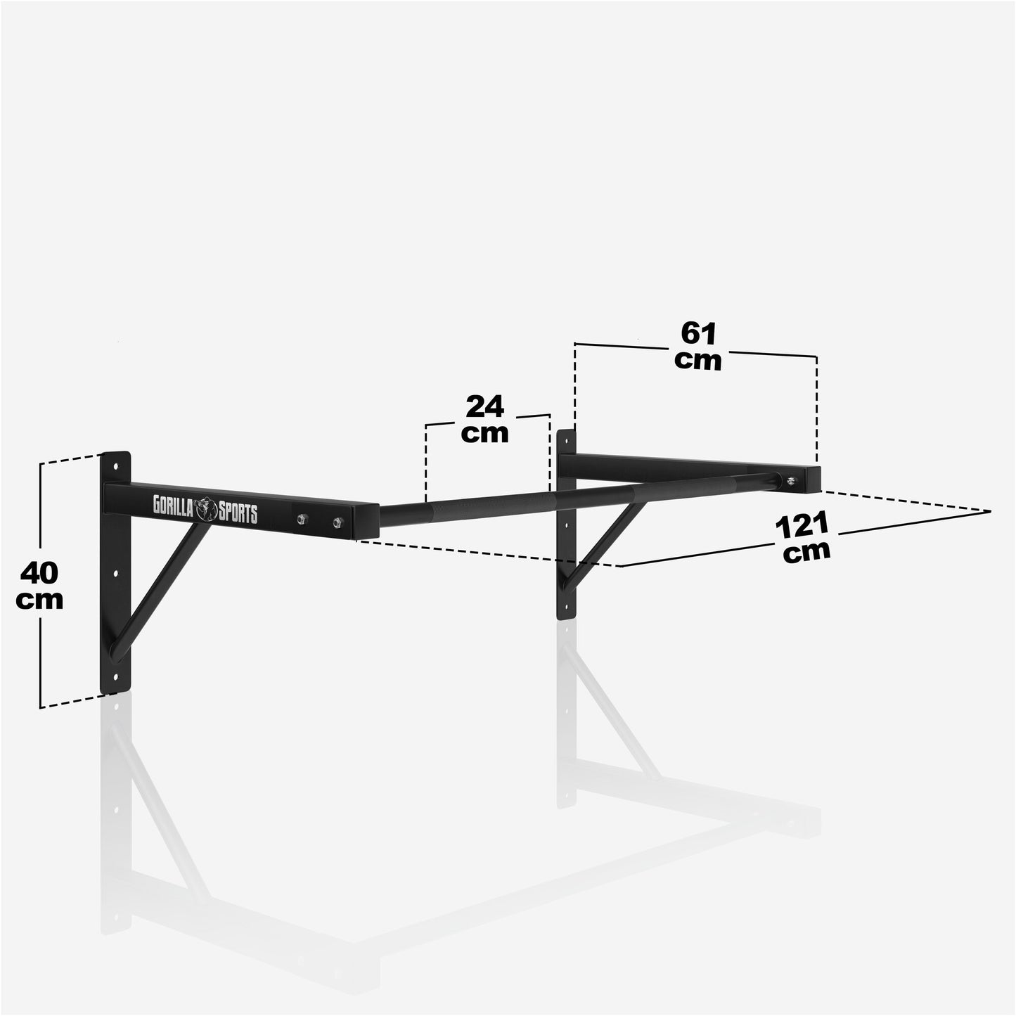 Pull-Up Bar Wall-Mounted