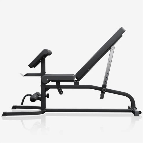 Adjustable Incline Bench with Leg Extension and Preacher Curl
