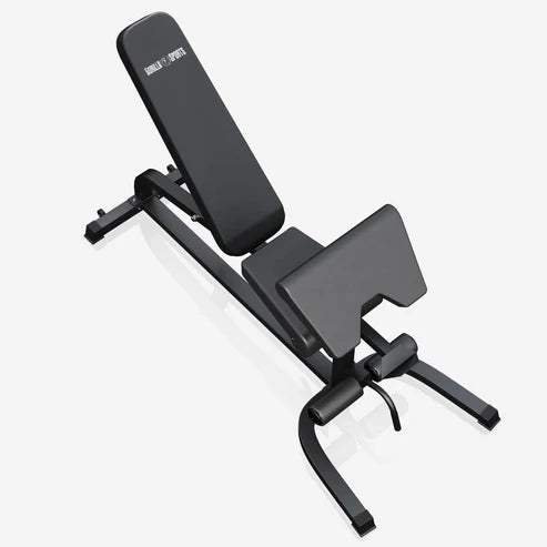 Adjustable Incline Bench with Leg Extension and Preacher Curl