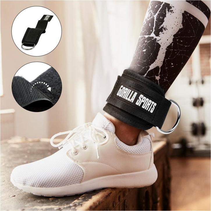 Ankle Straps with D Ring in Nylon