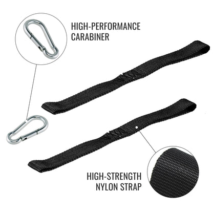 Fastening Strap with Carabiner (Set of 2)