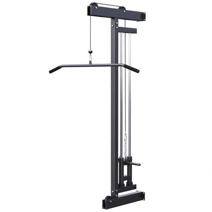 Wall Mounted Lat Pulldown Tower Black