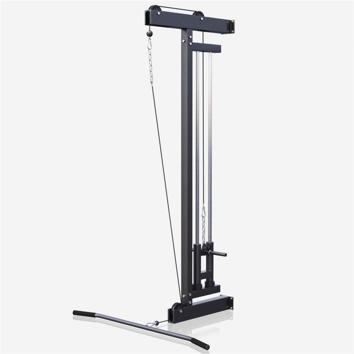 Wall Mounted Lat Pulldown Tower Black