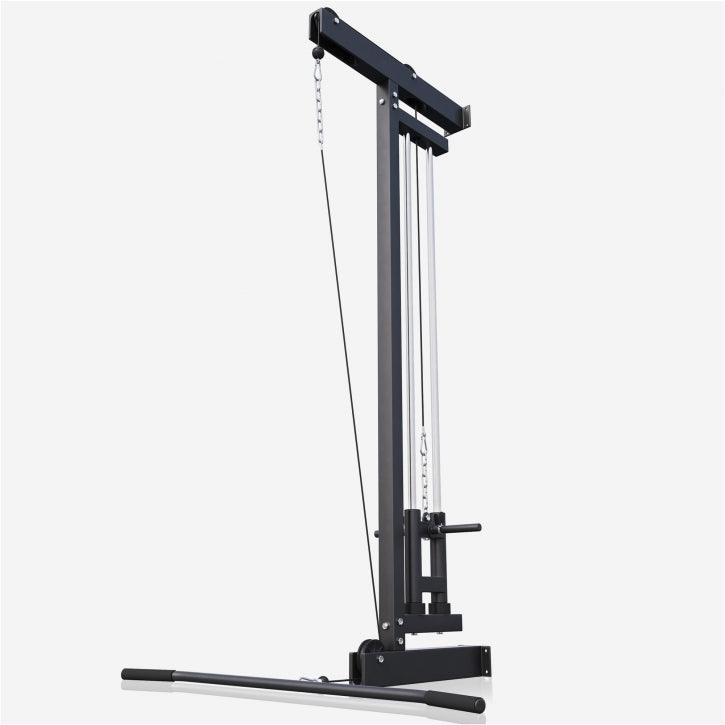 Wall Mounted Lat Pulldown Tower Black