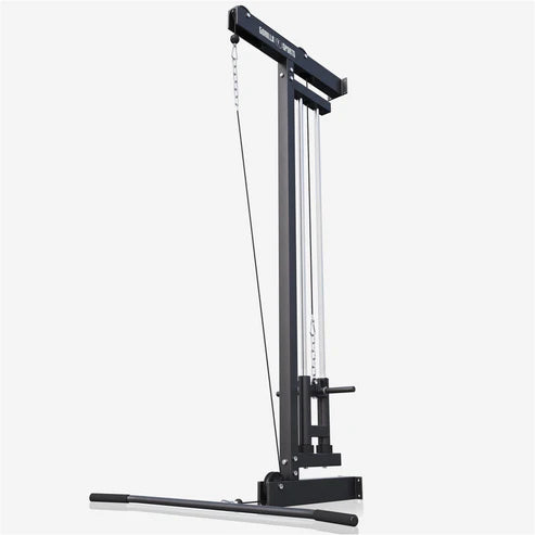 Wall Mounted Lat Pulldown Tower Black