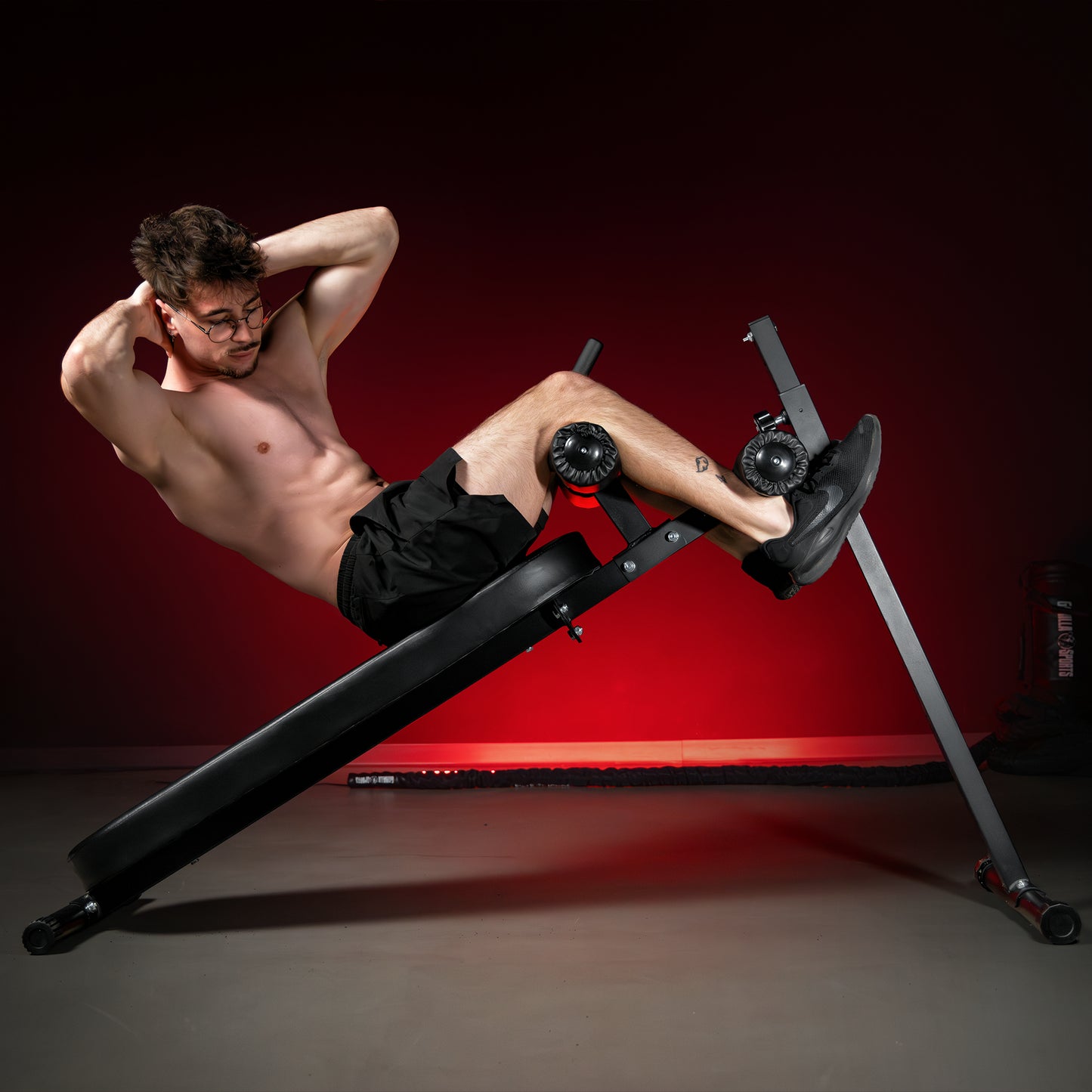Adjustable Sit Up Bench in Black
