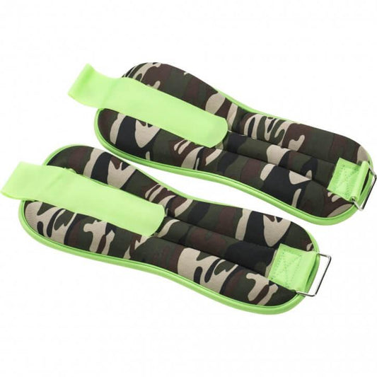 Camouflage Weight Cuffs (Set 2 x  0.5 - 2 kg)