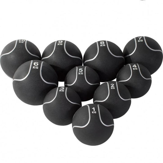 Rubber Medicine Ball 1 - 10 kg Non Slip