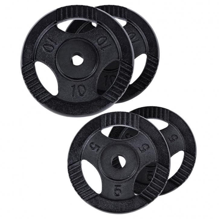 Cast Iron Weight Plate Tri Grip 30/50 mm