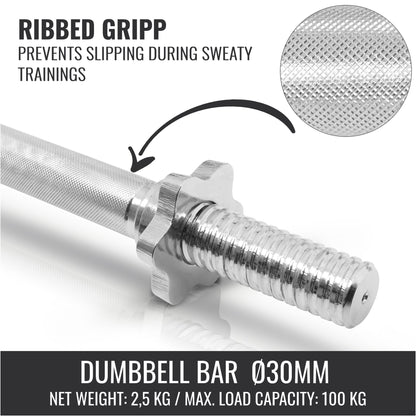 Set Dumbbell Gripper with Adjustable Weights 27,5 kg