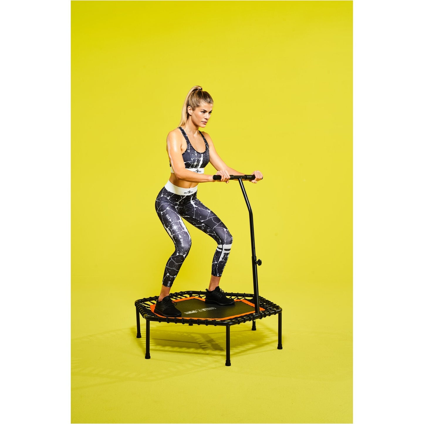 Fitness Trampoline with Handle ⌀100 cm