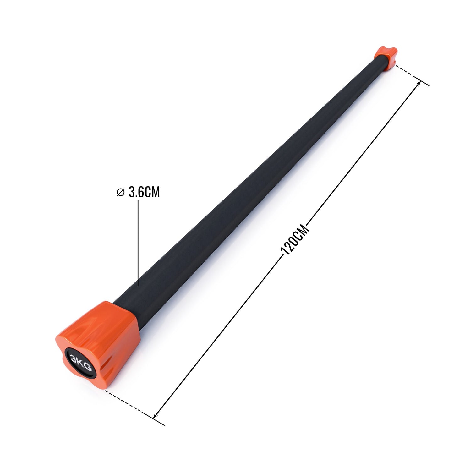 Aerobic Weight Bar 1 - 10 kg