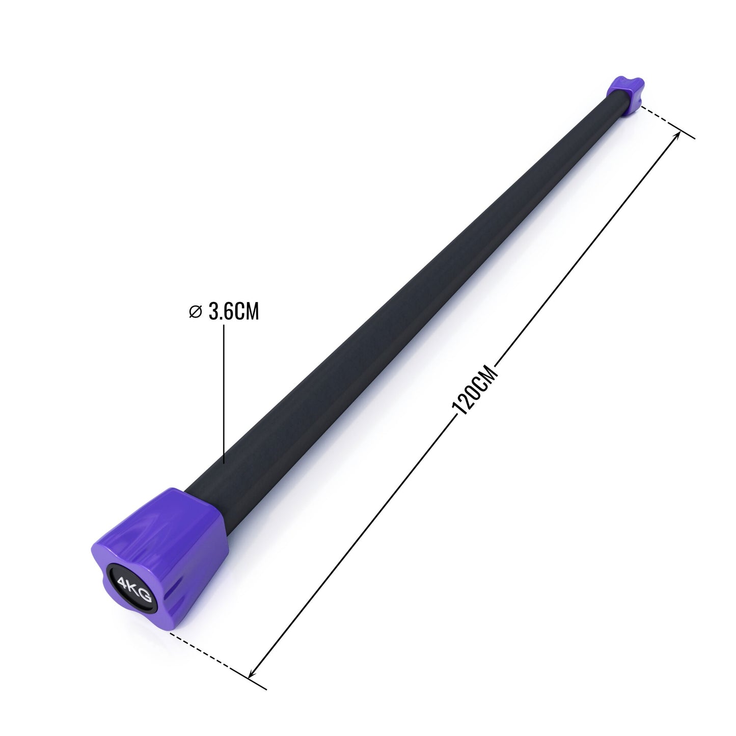 Aerobic Weight Bar 1 - 10 kg