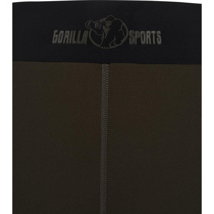 Sports Leggings in Black/Pink and Black/Olive
