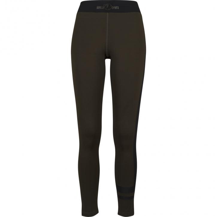 Sports Leggings in Black/Pink and Black/Olive