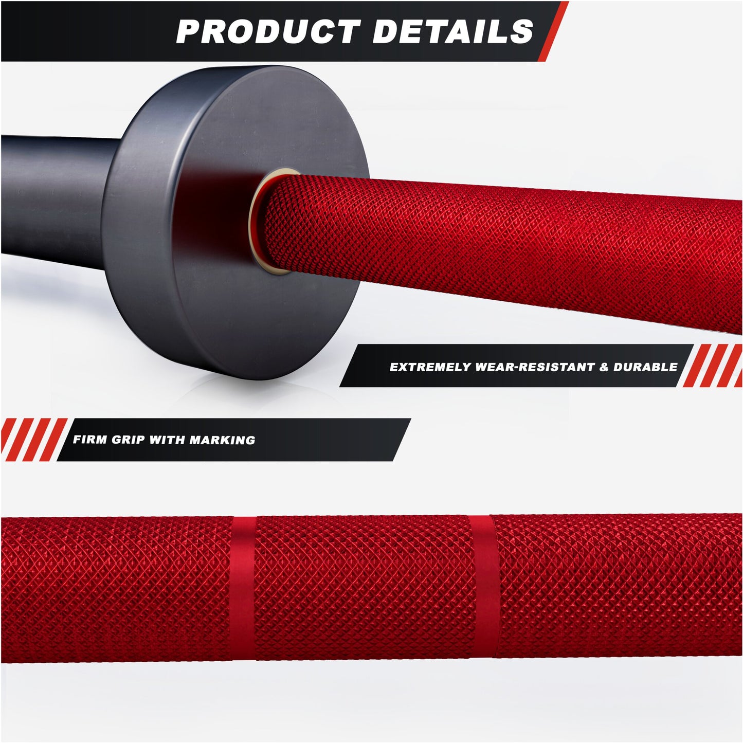 Olympic Barbell 220 cm (7.2 ft) in Different Colours