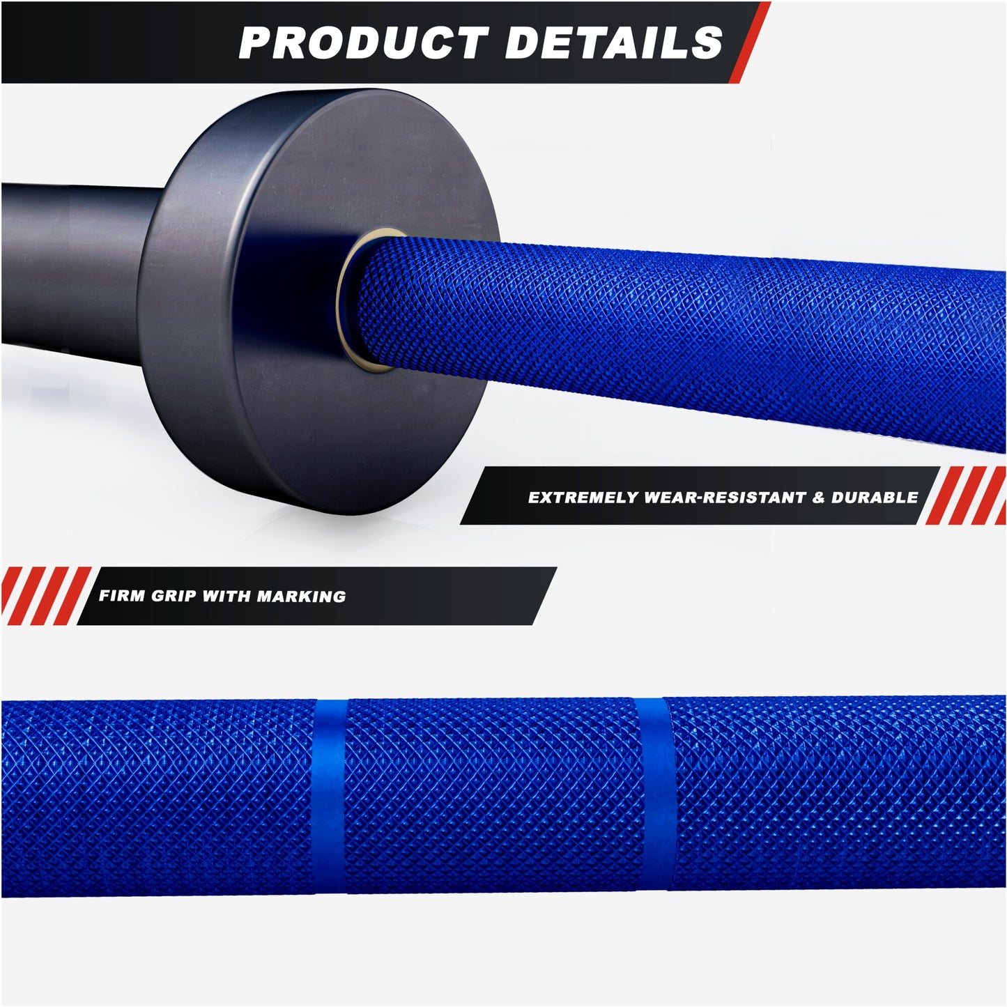 Olympic Barbell 220 cm (7.2 ft) in Different Colours