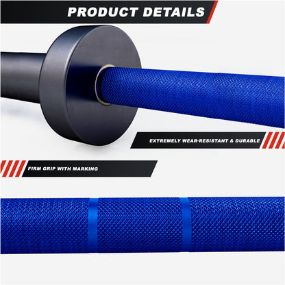 Olympic Barbell 220 cm (7.2 ft) in Different Colours