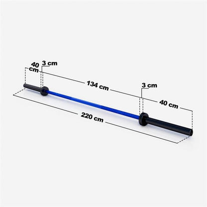 Olympic Barbell 220 cm (7.2 ft) in Different Colours