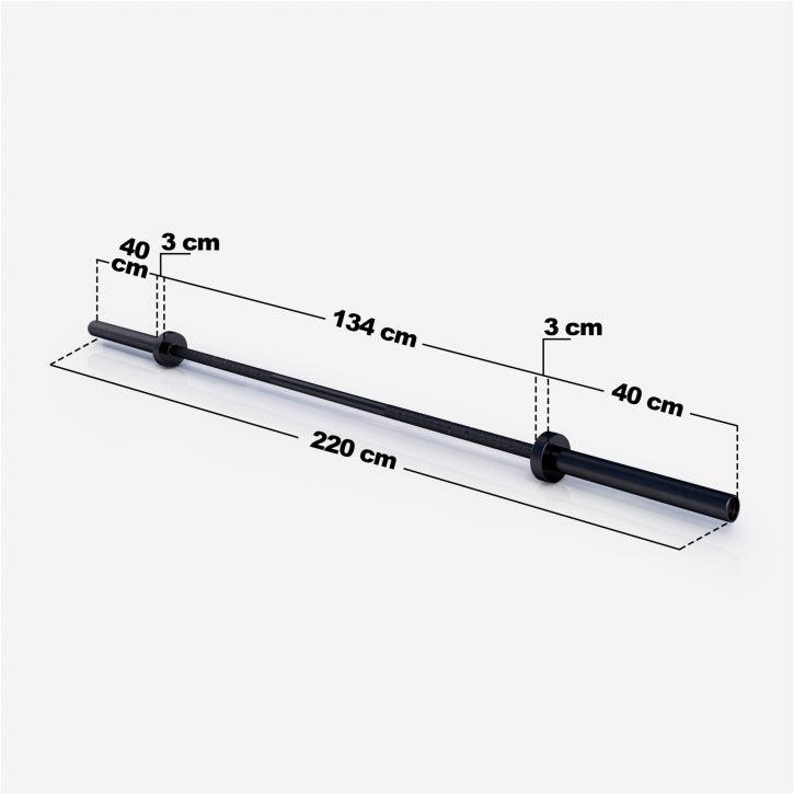 Olympic Barbell 220 cm (7.2 ft) in Different Colours