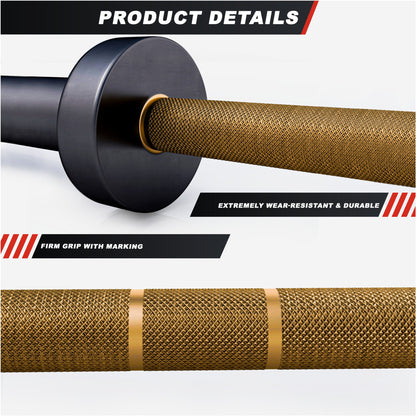 Olympic Barbell 220 cm (7.2 ft) in Different Colours
