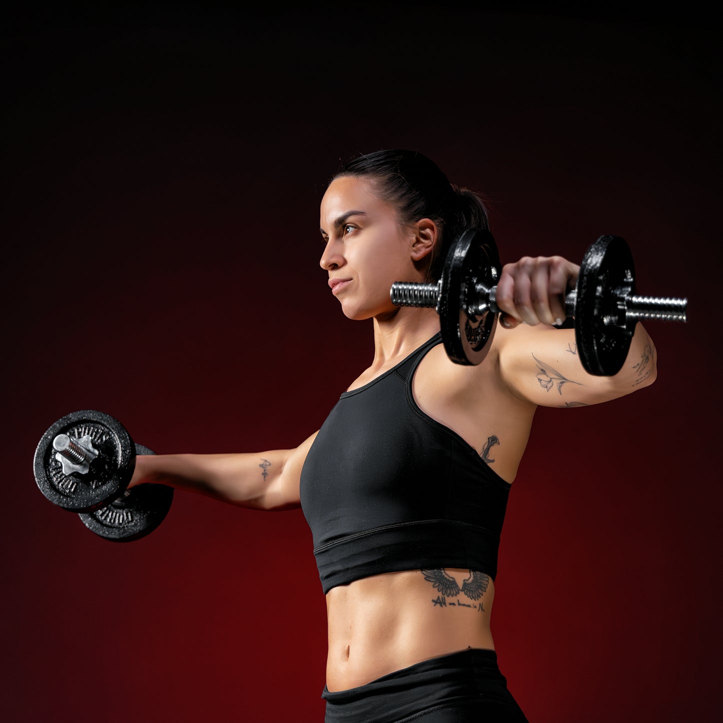 Adjustable Weight Set in Cast Iron 22 kg 2 in1