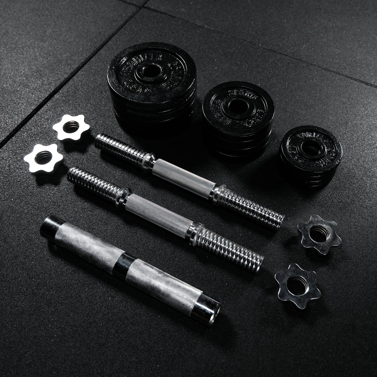 Adjustable Weight Set in Cast Iron 22 kg 2 in1