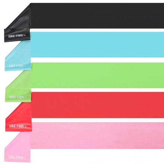 Resistance Bands in Latex 120 - 200 cm in Various Colours