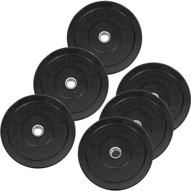Rubber Coated Bumper Plates 5 - 25 kg