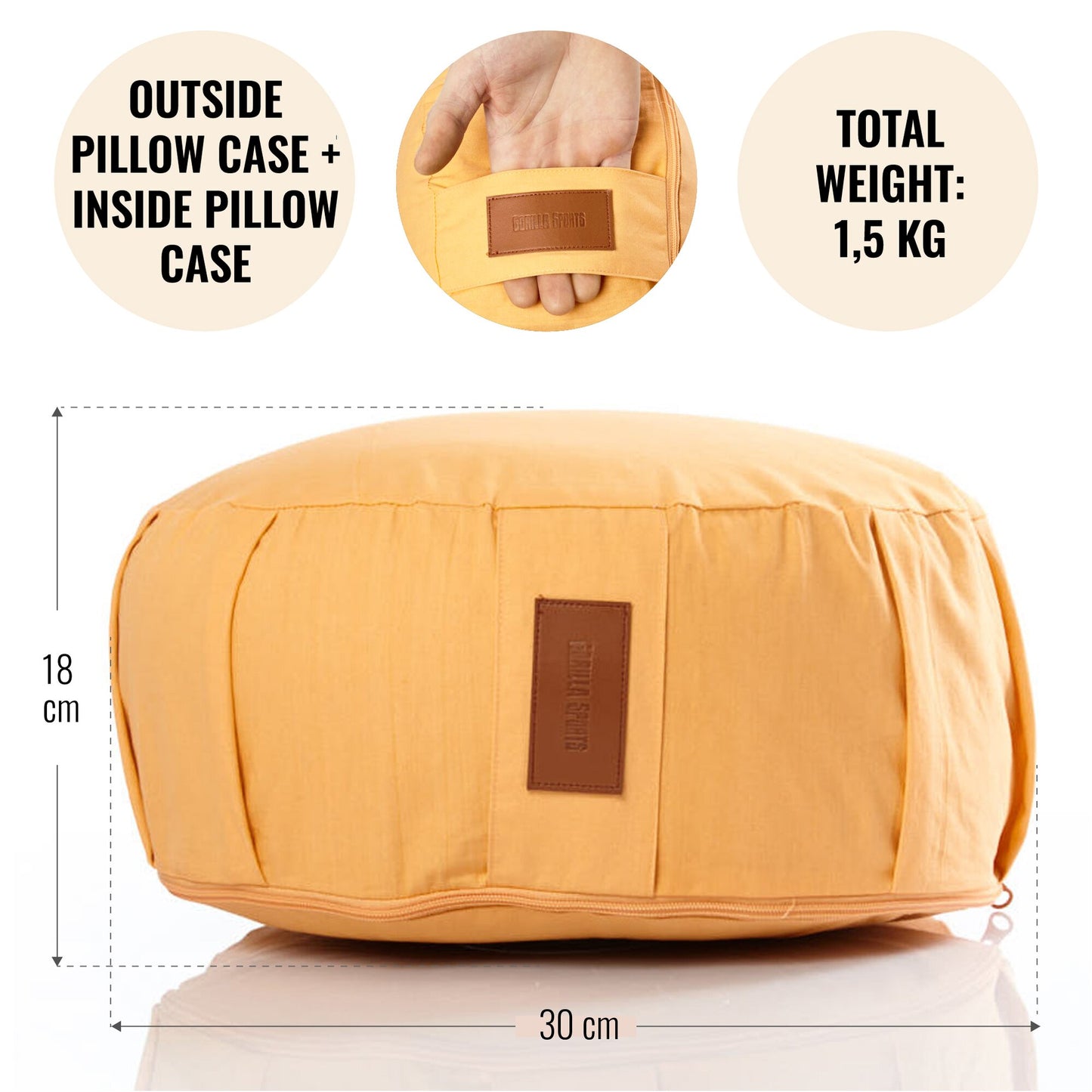 Yoga Cushion in different colors