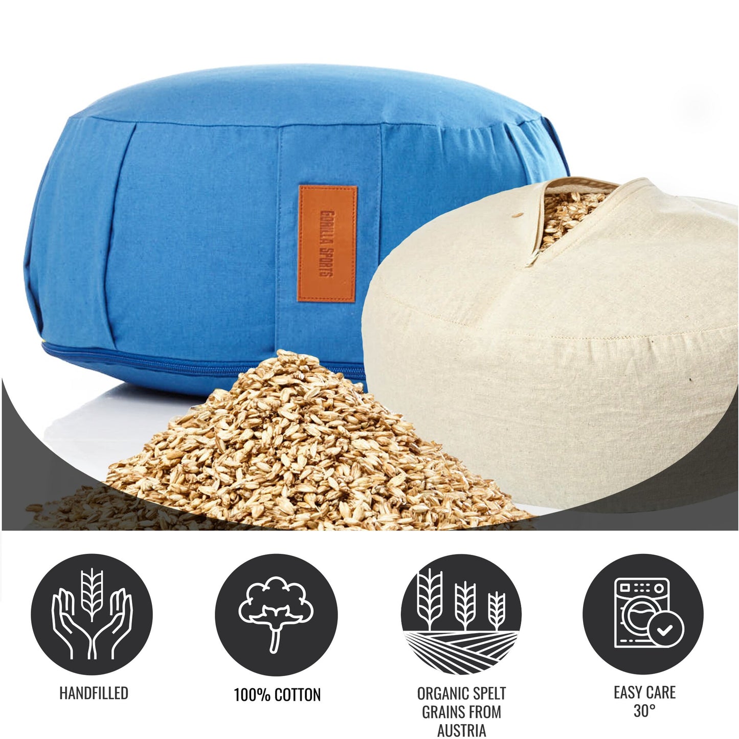 Yoga Cushion in different colors