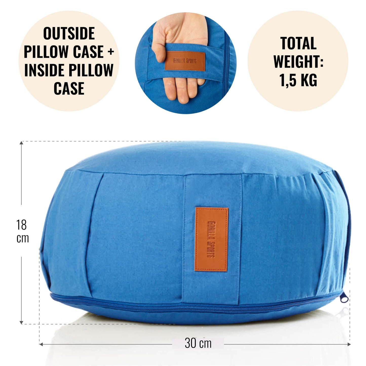 Yoga Cushion in different colors