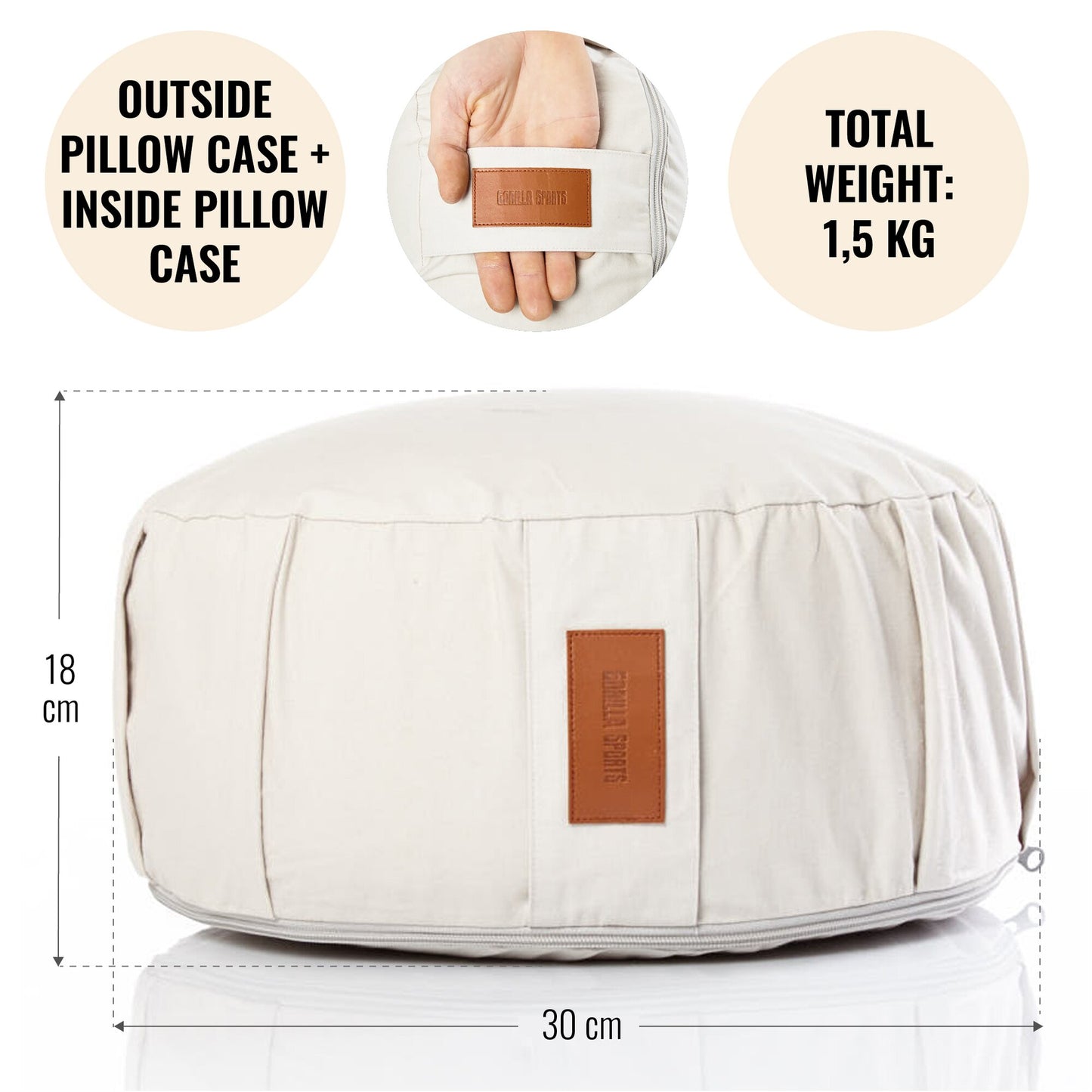 Yoga Cushion in different colors