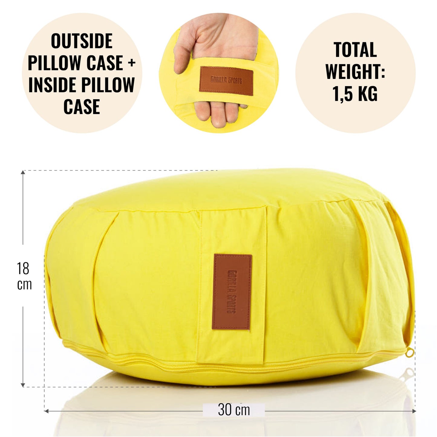 Yoga Cushion in different colors