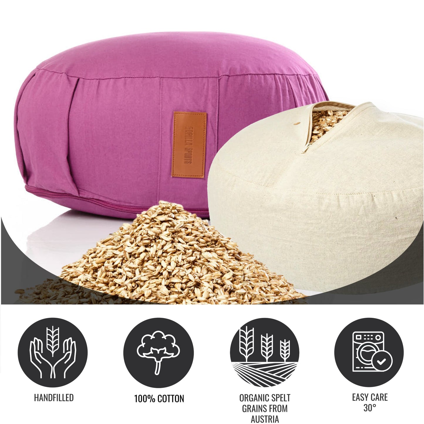 Yoga Cushion in different colors