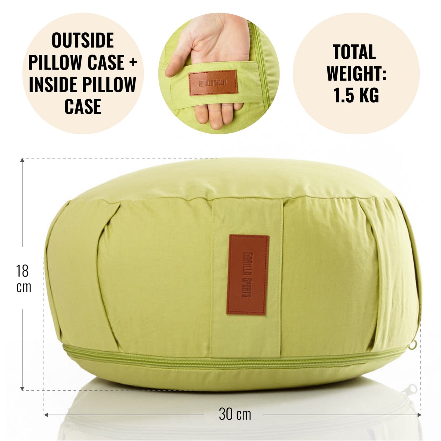 Yoga Cushion in different colors
